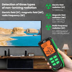 R&D INSTRUMENTS RD637 3 In 1 Digital Display Alarm Rechargeable Electromagnetic Radiation Tester, RD637