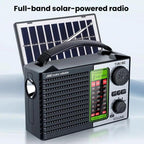 JOC TG-099BT-S Full-Band Solar Radio With Flashlight Portable Bluetooth Radio, JOC TG-099BT-S – Bluetooth