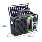 JOC TG-099BT-S Full-Band Solar Radio With Flashlight Portable Bluetooth Radio, JOC TG-099BT-S – Bluetooth