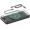 For Apple / Huawei / Xiaomi Qi Standard Car Magnetic Wireless Charging Anti-Slip Mat With Indicator Light, USB, Type-C USB