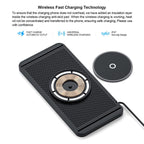 For Apple / Huawei / Xiaomi Qi Standard Car Magnetic Wireless Charging Anti-Slip Mat With Indicator Light, USB, Type-C