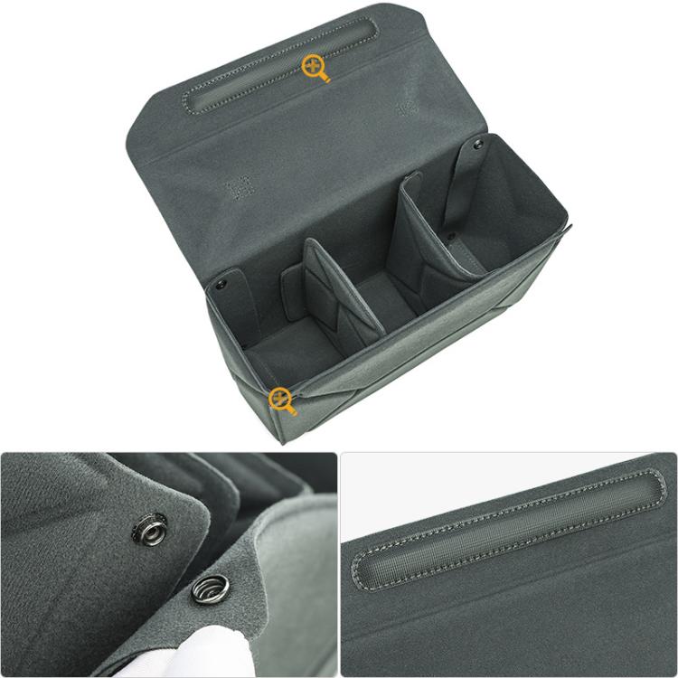 Modular Multi-Purpose Camera Insert Bag Eco-Friendly Protective Case for Mirrorless/DSLR Cameras and Lenses, M Gray, L Gray, M Black, L Black
