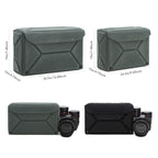 Modular Multi-Purpose Camera Insert Bag Eco-Friendly Protective Case for Mirrorless/DSLR Cameras and Lenses, M Gray, L Gray, M Black, L Black