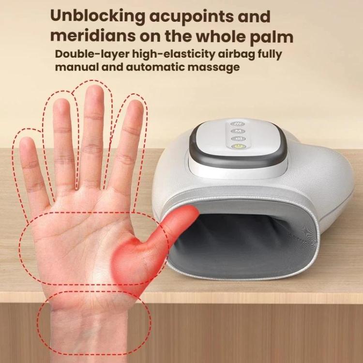 Hand Massager Fully Automatic Finger & Palm Kneading Device For Meridian Stimulation And Therapeutic Relief, ST-1802 – TPU