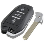 For Peugeot Fully Intelligent 433MHz FSK Car Key Remote Control Default Title
