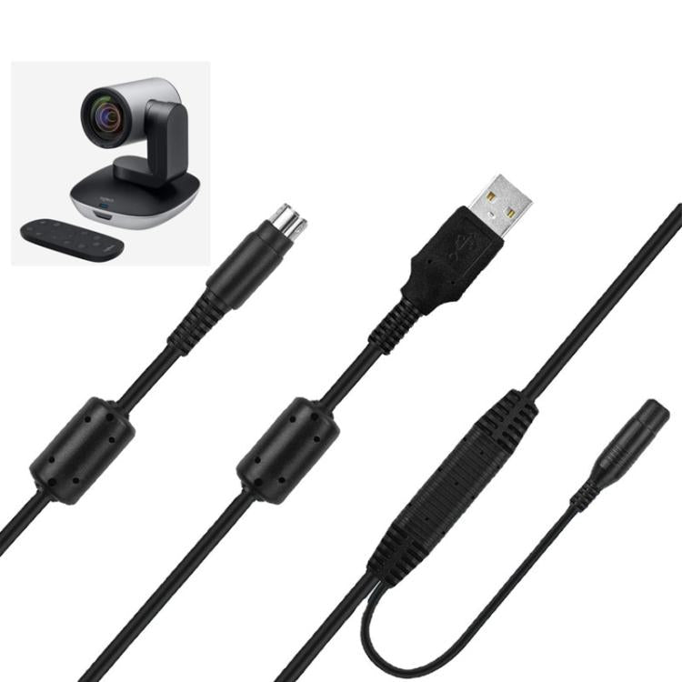 Replacement 2-in-1 Power and Data Cable for Logitech CC2900e, CC3500e, PTZ Pro Cameras Default Title