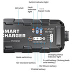 110V Eight-Stage Intelligent Motorcycle Lithium Battery Charger