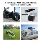 110V Eight-Stage Intelligent Motorcycle Lithium Battery Charger