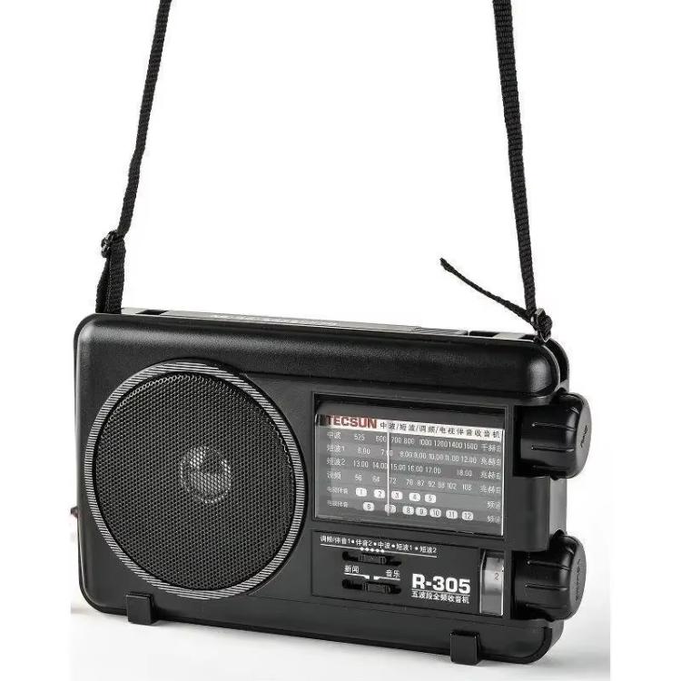 TECSUN R-305P Full-Band Radio Portable Retro Analog Dial DSP Radio, R-305P – Durable Build, Easy to Use