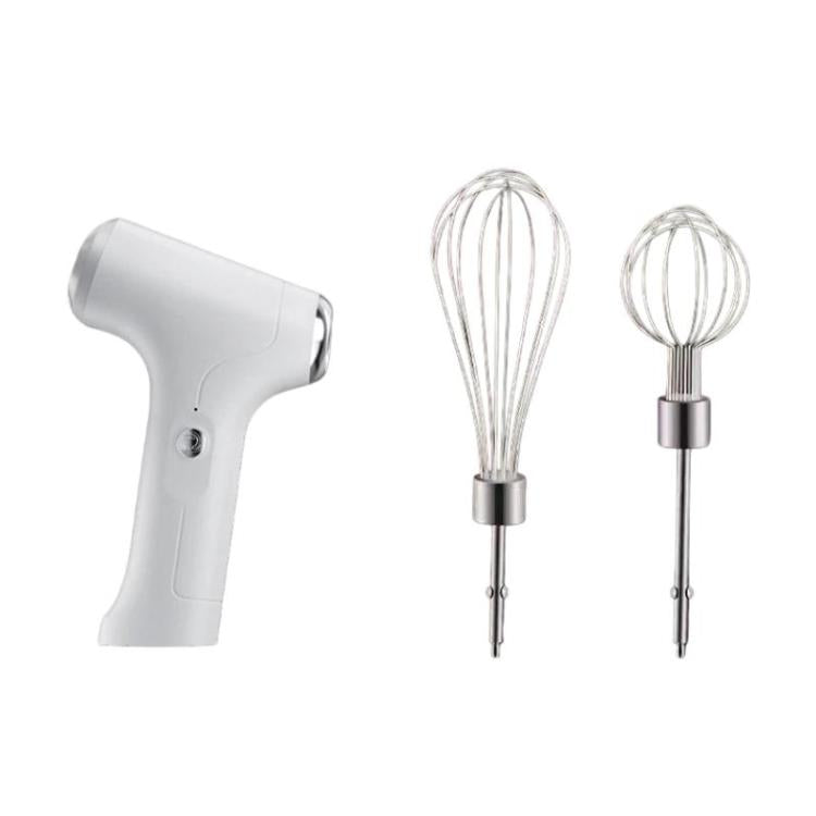 Intelligent 3-Speed Adjustable Electric Egg Whisk Wireless Handheld Cream Mixer For Home – Durable Build, Easy to Use White