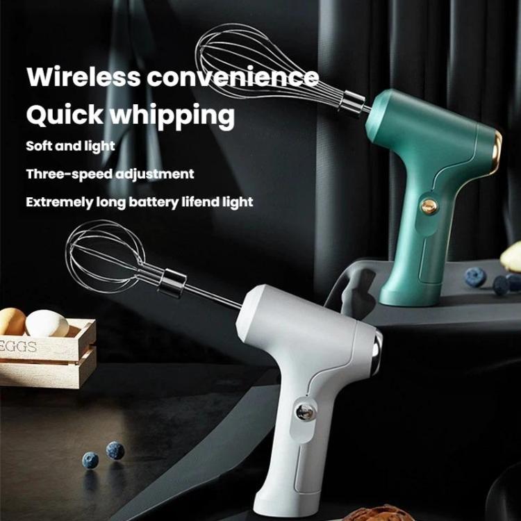 Intelligent 3-Speed Adjustable Electric Egg Whisk Wireless Handheld Cream Mixer For Home – Durable Build, Easy to Use