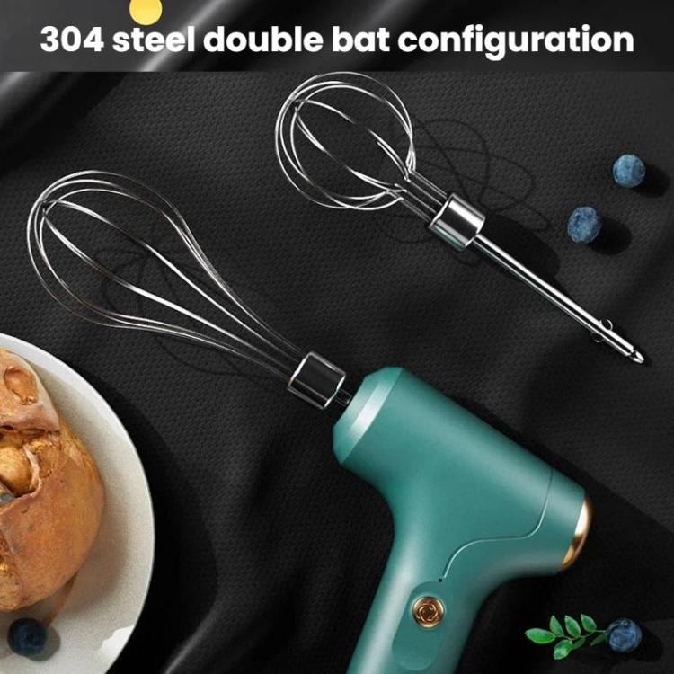 Intelligent 3-Speed Adjustable Electric Egg Whisk Wireless Handheld Cream Mixer For Home – Durable Build, Easy to Use
