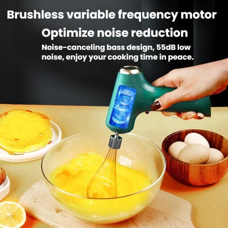 Intelligent 3-Speed Adjustable Electric Egg Whisk Wireless Handheld Cream Mixer For Home – Durable Build, Easy to Use