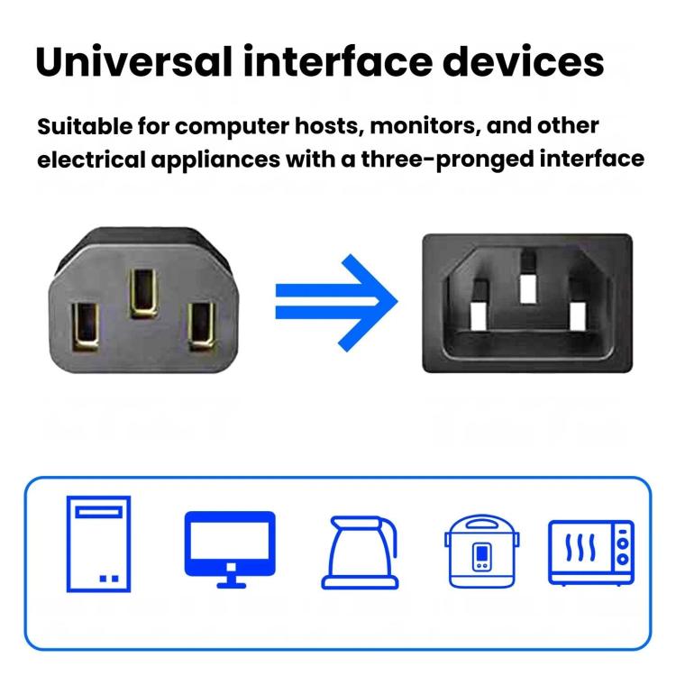 1.5m Pure Copper Power Cable 3 Pin 0.75 Square Computer Monitor Display Cable, 1.5m x 0.75 – Durable Build, Easy to Use