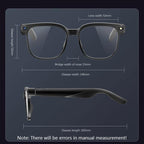 M02S Smart Glasses with 8MP HD Camera, 1080P Video, AI Voice Assistant, Recording, Translation, Transparent, Sunglasses, Photochromic, Transparent+Sunglasses, Transparent+Photochromic