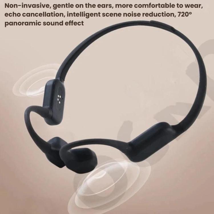 Bone Conduction Hearing Aid Bluetooth Integrated Unit Built-in Microphone, Dark Gray – Magnetic, Bluetooth
