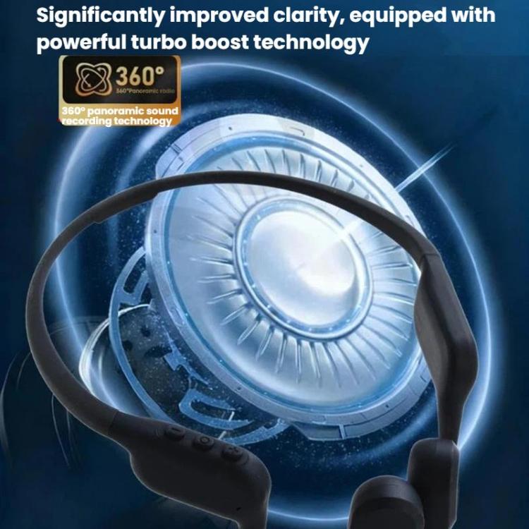 Bone Conduction Hearing Aid Bluetooth Integrated Unit Built-in Microphone, Dark Gray – Magnetic, Bluetooth