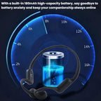 Bone Conduction Hearing Aid Bluetooth Integrated Unit Built-in Microphone, Dark Gray – Magnetic, Bluetooth
