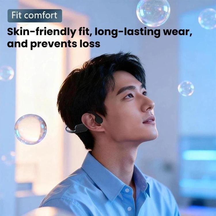 Bone Conduction Hearing Aid Bluetooth Integrated Unit Built-in Microphone, Dark Gray – Magnetic, Bluetooth