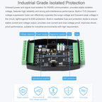 Waveshare Industrial 8-Ch Analog Output Module 12-Bit DA Conversion, Modbus RTU Analog Output 8CH, Modbus RTU Analog Output 8CH (B)