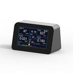 9-In-1 Air Quality Monitor For HCHO/PM2.5/CO2/TVOC, Temperature & Humidity, AQI, Adjustable Alarm, Type-C Charging, DM368 DM368