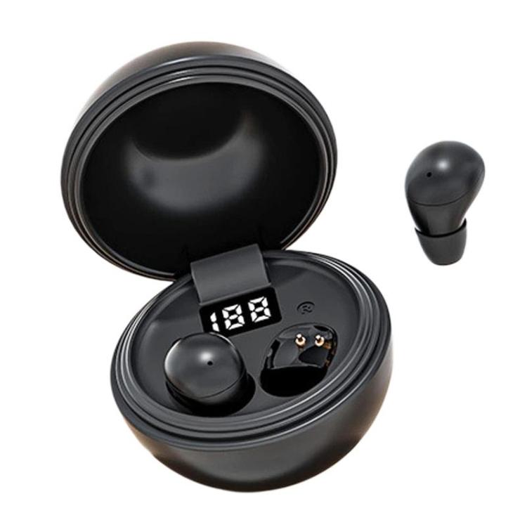 MINI13K Wireless Bluetooth Sleep Earbuds With Power Display In-Ear Noise Reduction Earphone Black