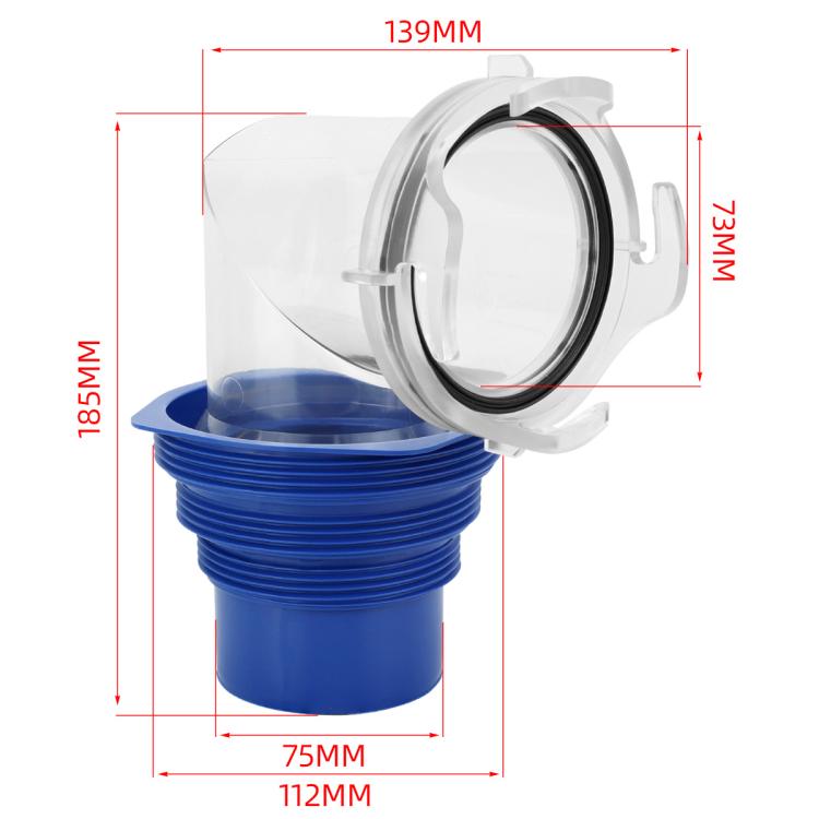 RV Sewage Drain Pipe 90-degree Flexible Hose Adapter