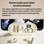 MD35 2pairs In-Ear Digital Display Noise Reduction Earphone Wireless Bluetooth Sleep Earbuds
