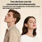 MD35 2pairs In-Ear Digital Display Noise Reduction Earphone Wireless Bluetooth Sleep Earbuds