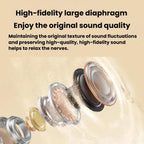 MD35 2pairs In-Ear Digital Display Noise Reduction Earphone Wireless Bluetooth Sleep Earbuds