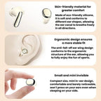 MD35 2pairs In-Ear Digital Display Noise Reduction Earphone Wireless Bluetooth Sleep Earbuds