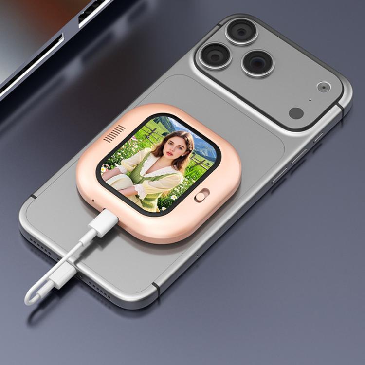 X3 Wired Smartphone Selfie Mirror Magnetic Rear Mounted Selfie Display, X3 Wired X3 Wired Pink