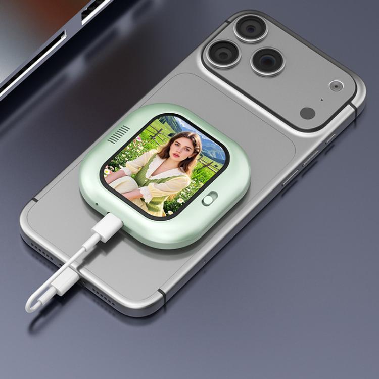 X3 Wired Smartphone Selfie Mirror Magnetic Rear Mounted Selfie Display, X3 Wired X3 Wired Green