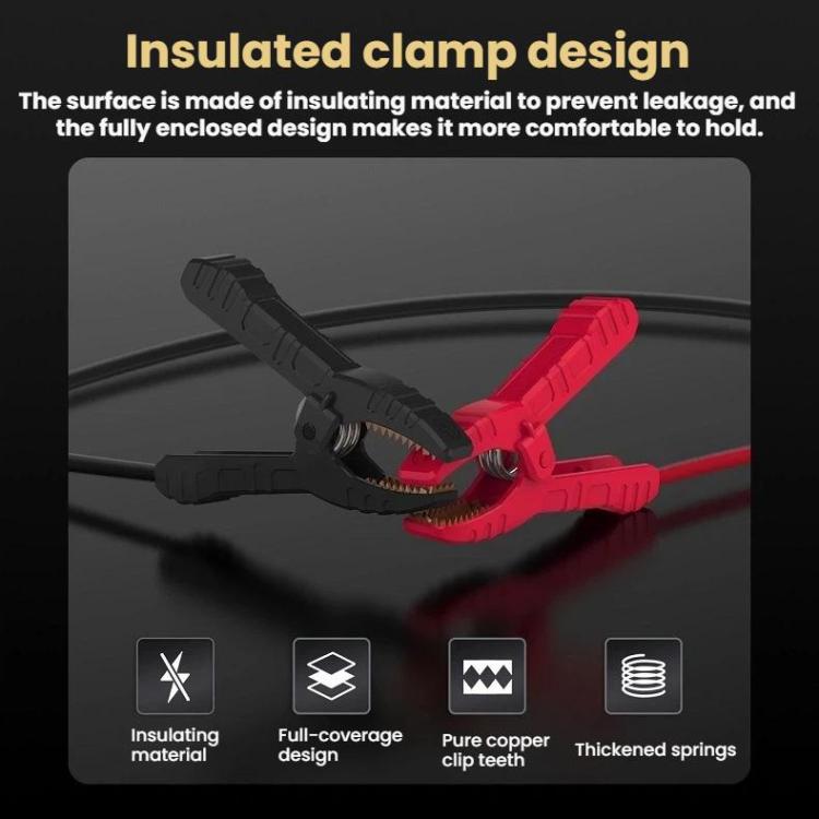 AUTOOL OBD Battery Cable Power Failure Replacement Battery Emergency Power Supply Cable