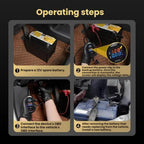 AUTOOL OBD Battery Cable Power Failure Replacement Battery Emergency Power Supply Cable