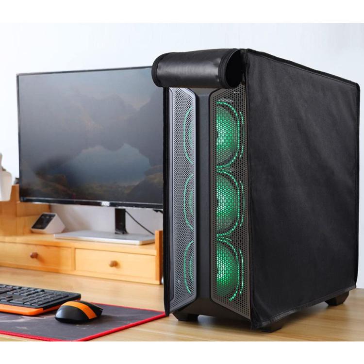 Oxford Fabric Computer Dust Cover Desktop PC Tower Case Protector Shield, 420D 50x21x46cm, 420D 62x26x52cm, 600D 50x21x46cm, 600D 62x26x52cm – Durable Build, Easy to Use