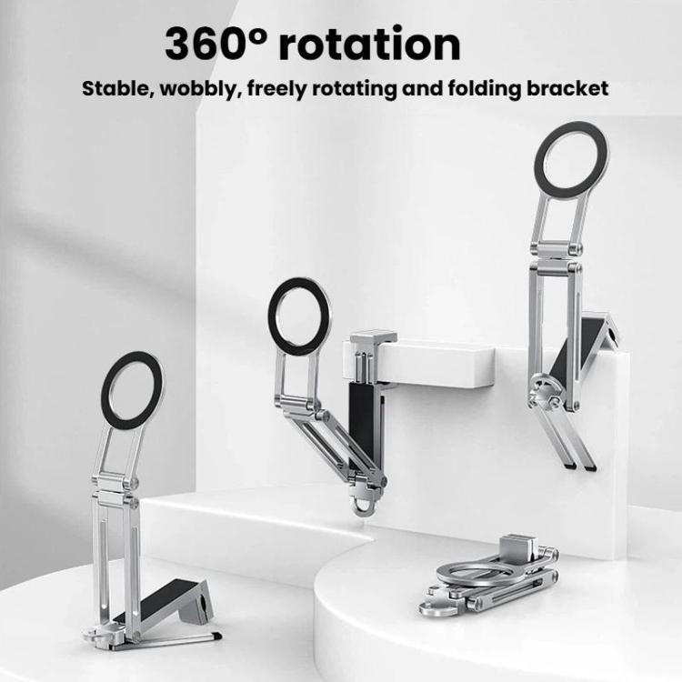 Foldable Ultra-Thin Desktop Phone Magnetic Stand Portable Tripod Phone Mount