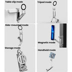 Foldable Ultra-Thin Desktop Phone Magnetic Stand Portable Tripod Phone Mount
