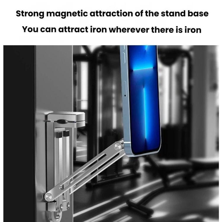 Foldable Ultra-Thin Desktop Phone Magnetic Stand Portable Tripod Phone Mount
