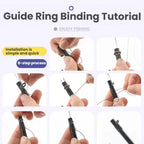 Fishing Rod Guide Tying Line Style A Lure Fishing Rods DIY Guide Tie-Down Wire – Wear-resistant