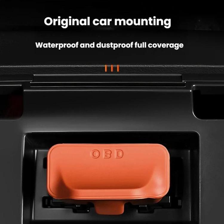 5pcs Universal Car OBD Protective Cover Silicone Dustproof Protective Cap