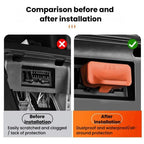 5pcs Universal Car OBD Protective Cover Silicone Dustproof Protective Cap