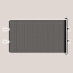 Anti-Jump Retractable Pet Gate Pet Barrier Anti-Escape Door Panel For Cats, 40 x 125cm, 45 x 125cm, 50 x 125cm, 58 x 125cm, 68 x125cm, 75 x 140cm, 85 x 140cm 40 x 125cm