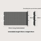 Anti-Jump Retractable Pet Gate Pet Barrier Anti-Escape Door Panel For Cats, 40 x 125cm, 45 x 125cm, 50 x 125cm, 58 x 125cm, 68 x125cm, 75 x 140cm, 85 x 140cm