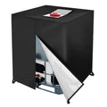 210D Oxford Fabric IBC Tote Cover for 1000L Tank Waterproof, Dustproof & Thermal Insulation Cover with Zipper and Buckles Black