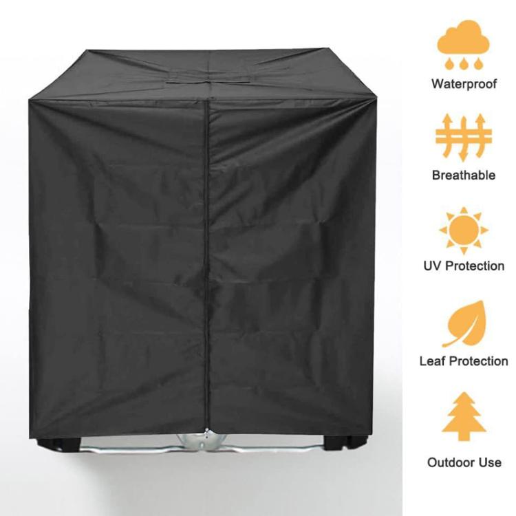 210D Oxford Fabric IBC Tote Cover for 1000L Tank Waterproof, Dustproof & Thermal Insulation Cover with Zipper and Buckles