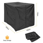 210D Oxford Fabric IBC Tote Cover for 1000L Tank Waterproof, Dustproof & Thermal Insulation Cover with Zipper and Buckles