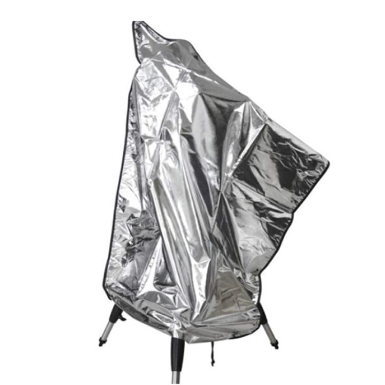 Astronomical Telescope Cover Universal Waterproof Dust Shield 420D Oxford Fabric Protective Cloak – Waterproof Silver