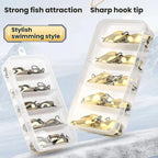 30pcs /Box Tin-plated Spinner Lure Fishing Tackle Hard Bait Bio-mimetic Spinner Lure, Gold 2.5g, Gold 3.5g, Gold 5g, Silver 2.5g, Silver 3.5g, Silver 5g – Durable Build, Easy to Use