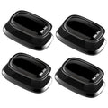 BEN.JACK BAL190409 4pcs Mini Multifunctional Car Hook Self-Adhesive Wall Hook For Home Use Black